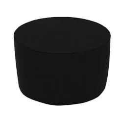 9484896357638 Sittpuffar>128 x 71 cm runt trädgårdsbordsskydd, vattentätt trädgårdsmöbelskydd, 210D Oxford-tyg runt utomhusbordsskydd