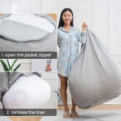 Sittsäckar>1 x innerfodral för fåtölj 100 x 120 cm innerfodral för påse cha