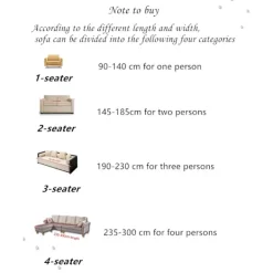 Soffor>Allomfattande universellt sofföverdrag elastiskt tryckt överdrag soffkudde överdrag 2-sits enkla linjer