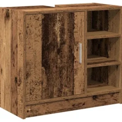 vidaXL Skåp>Badrumsskåp Gammalt trä 63 x 29 x 55 cm Konstruerat trä