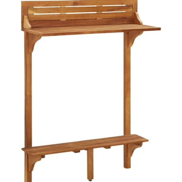 vidaXL Balkongmöbler>Balkongbar 3 delar massivt akaciaträ
