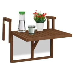 Northio Balkongmöbler>Balkongbord hängande trä