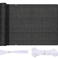 Balkongmöbler>Balkongskydd Insynsskydd Svart Svart