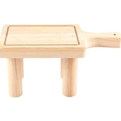 Balkongmöbler>Balkongväxtställningar i trä, blomställningshylla, blomkrukkepall, orkidéväxtprydnader S