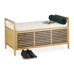 B2X Pallar>Bambu pall med förvaringsutrymme