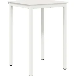 vidaXL Matgrupper>Barbord Vit 110 x 55 x 105 cm Massiv furu