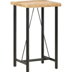vidaXL Balkongmöbler>Barbord 60x60x107 cm grovt mangoträ