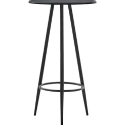 vidaXL Matgrupper>Bargrupp 3 delar tyg mörkgrå