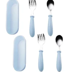 Matgrupper>Barn- och småbarnsbestick - Set med barnbestick - Metallbestickset för barn