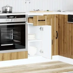 vidaXL Skåp>Basskåp för kök Lucca artisan ek konstruerat trä