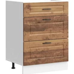 vidaXL Skåp>Basskåp för kök Porto åldrat trä konstruerat trä