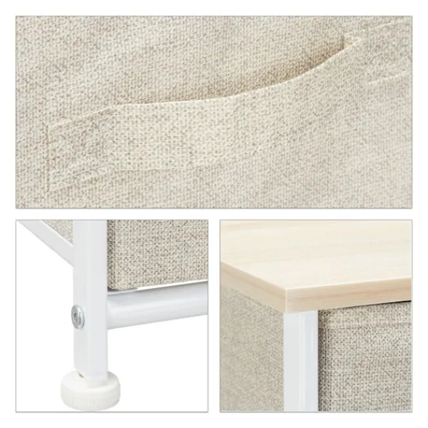 Northix Byråer>Beige hyllsystem