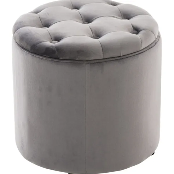 BellaFurn Sittpuffar>Bekväm förvaring ottoman - fotpall - vadderad design och hängande ficka