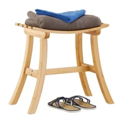 B2X Pallar>Böjd bambu pall