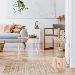 B2X Pallar>Blompall i naturlig design