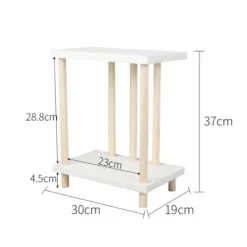 Sideboards>Blomställ för skrivbord, hyllplan för kontor, fönsterförvaring i trä (höjd 30*19*37cm)