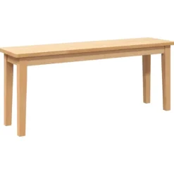 vidaXL Matgrupper>Bänk 110 cm massivt trä gummi