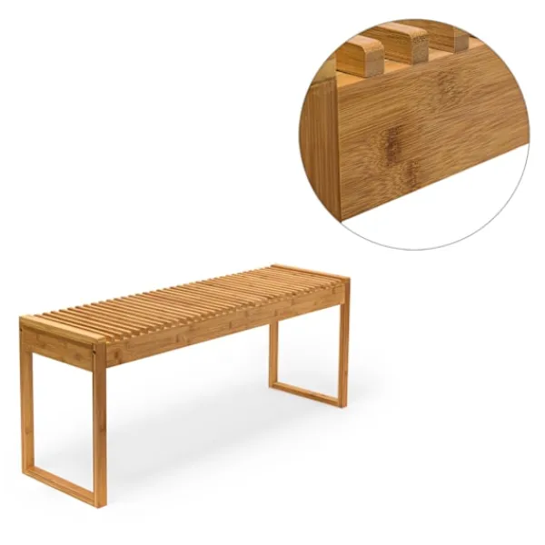 B2X Balkongmöbler>Bänk bambu