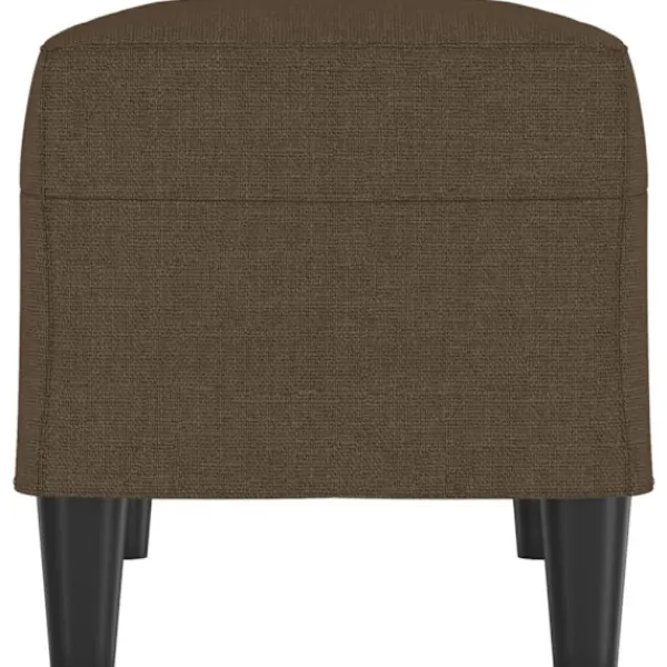 vidaXL Balkongmöbler>Bänk brun 70x35x41 cm tyg