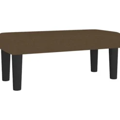 vidaXL Balkongmöbler>Bänk brun 70x30x30 cm tyg