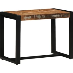 vidaXL Balkongmöbler>Bänk flerfärgad 60x35x45 cm massivt trä återvunnet