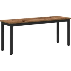 vidaXL Matgrupper>bänk Gammalt trä 110 x 35 x 45 cm Konstruerat trä