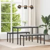 vidaXL Matgrupper>bänk Grå Sonoma 110 x 35 x 45 cm Konstruerat trä