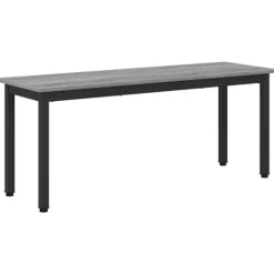 vidaXL Matgrupper>bänk Grå Sonoma 110 x 35 x 45 cm Konstruerat trä