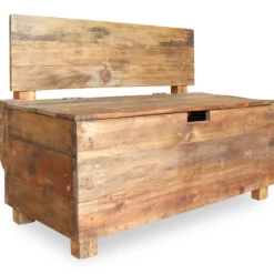 vidaXL Balkongmöbler>Bänk massivt mahognyträ 86x40x60 cm