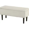 Northio Kistor & Koffertar>Bänk med förvaringsutrymme, sängbänk, stoppad bänk med fällbart lock, sammetslook, bröstbänk för vardagsrum, sovrum, 95 x 38 x 45 cm