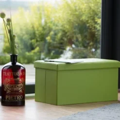 B2X Kistor & Koffertar>Bänk med förvaringsutrymme i konstläder