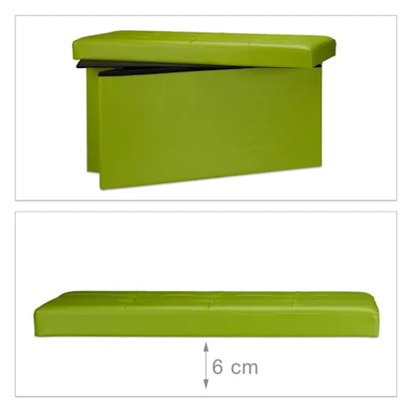 B2X Kistor & Koffertar>Bänk med förvaringsutrymme i konstläder