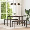vidaXL Matgrupper>bänk Rökek 110 x 35 x 45 cm Konstruerat trä
