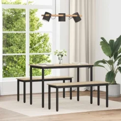 vidaXL Matgrupper>bänk Sonoma 110 x 35 x 45 cm Konstruerat trä