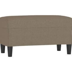 vidaXL Balkongmöbler>Bänk taupe 70x35x41 cm tyg