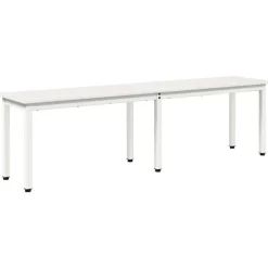 vidaXL Matgrupper>bänk Vit 160 x 35 x 45 cm Massiv furu