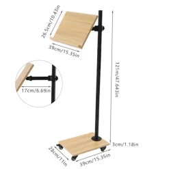 OEM Hyllor>Bokställ, Flyttbar Panel, Robust Stålstruktur, Platsbesparande Design,svart