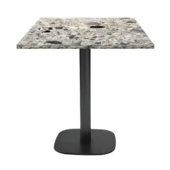 Matbord>Bord 70 x 70 cm - Rund terrazzo cepp modell