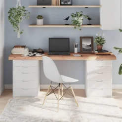 vidaXL Kontorsmöbler>Bordsskiva ljusbrun 180x60x(2-6) cm behandlad massiv ek