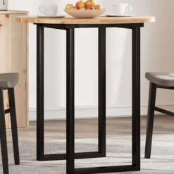 vidaXL Balkongmöbler>Bordsskiva rund Ø70x2 cm massivt akaciaträ