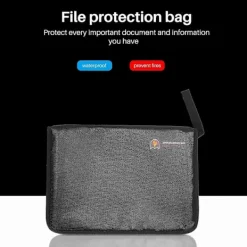 Kontorsmöbler>Brandsäker Dokumentmapp Dragspelsväska 14,3x9,8 tum A4-storlek 12 Fack Icke-kliande Silikon