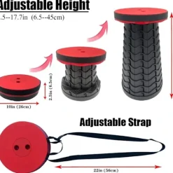 Pallar>Bärbar hopfällbar pall, andra generationens hopfällbara pall, läger