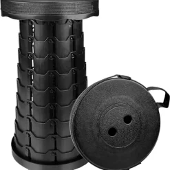 Pallar>Bärbar hopfällbar pall, hopfällbar sits, campingpallar, höjdjusterbar sits för vandring, fiske, grillning, resor, fest