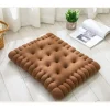 Sittpuffar>(Brun) 1 st Bedårande Faux Biscuit Rektangulär Sittdyna för Stol, Golv, Bar, Spelrum Elfenben