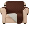 Fåtöljer>Brun, enkelsits med dragsko vattentät sofföverdrag, maskin