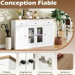 COSTWAY Sideboards><noscript><img width=