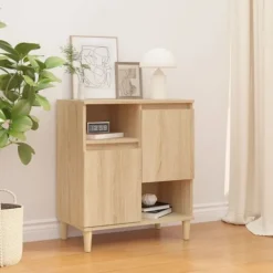 vidaXL Sideboards>Byrå sonoma-ek 60x35x70 cm konstruerat trä