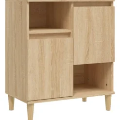vidaXL Sideboards>Byrå sonoma-ek 60x35x70 cm konstruerat trä