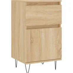 vidaXL Byråer>Byrå sonoma-ek 40x35x70 cm konstruerat trä