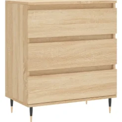 vidaXL Byråer>Byrå sonoma-ek 60x35x70 cm konstruerat trä